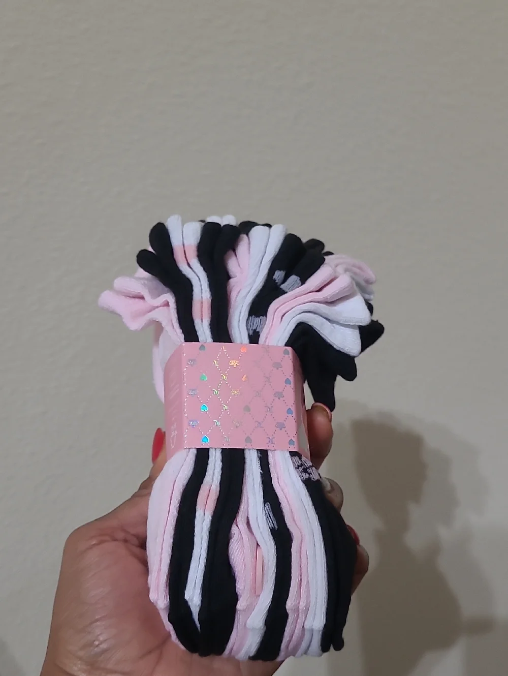 JUICY COUTURE Pack of No-Show Socks with Crown Detail